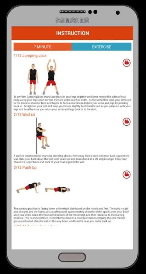 7 Minute Daily Home Workout скриншот 4