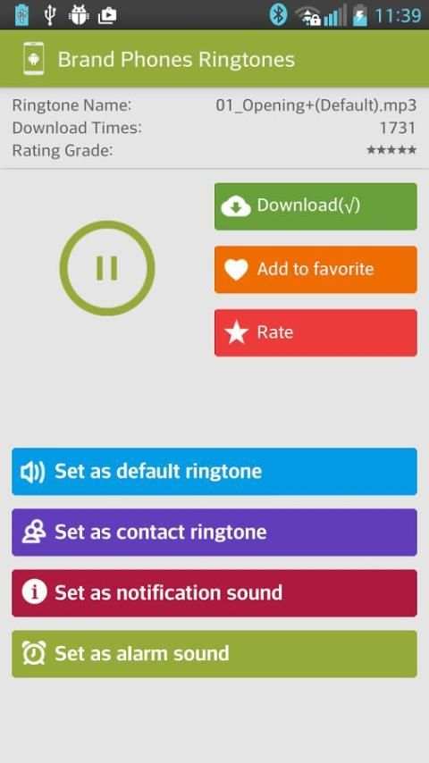 Ringtones स्क्रीनशॉट 1