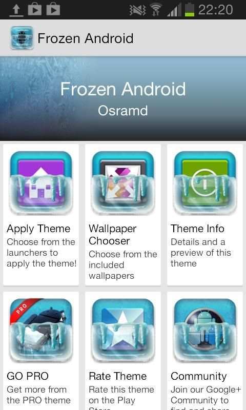 ADW / NOVA - Frozen Android स्क्रीनशॉट 2
