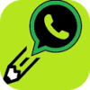 Free Whatsapp Pencil icon