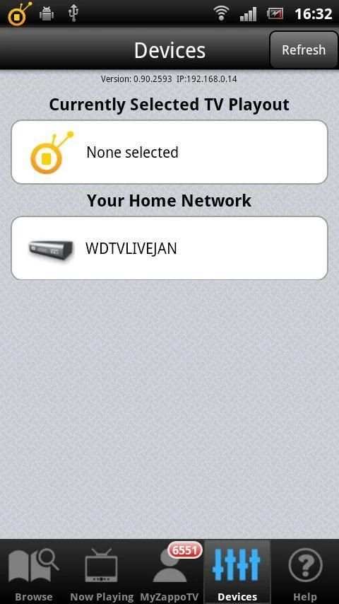 ZappoTV Mobile Media Center स्क्रीनशॉट 3