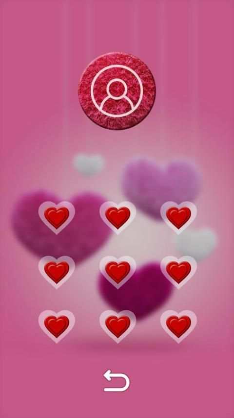 Pink Hearts CM Locker Theme 1 تصوير الشاشة