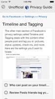 Facebook Privacy Guide screenshot 2