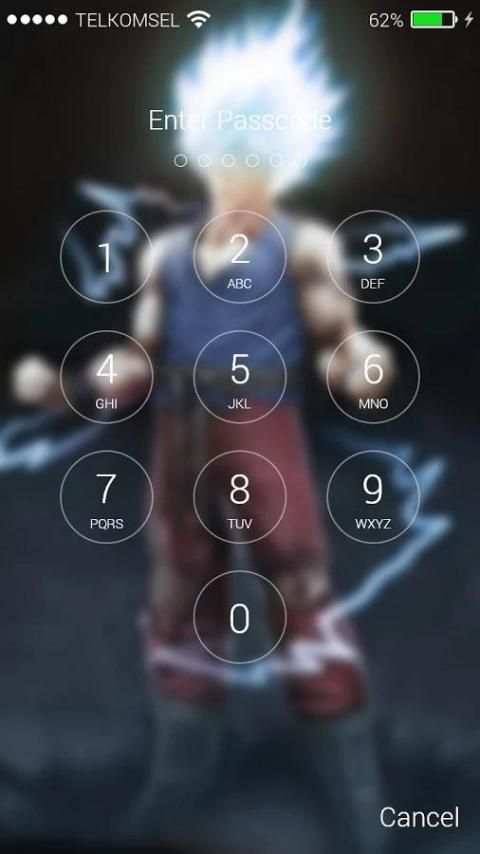 Super Goku Lock Screen screenshot 5