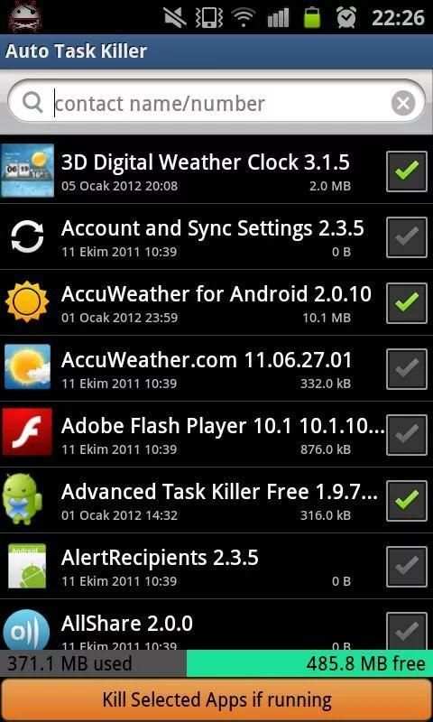 Auto Task Killer screenshot 5