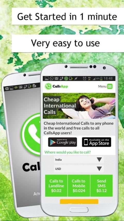 CallsApp - International Calls screenshot 1