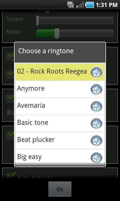 Audio Profile for Android Free screenshot 1