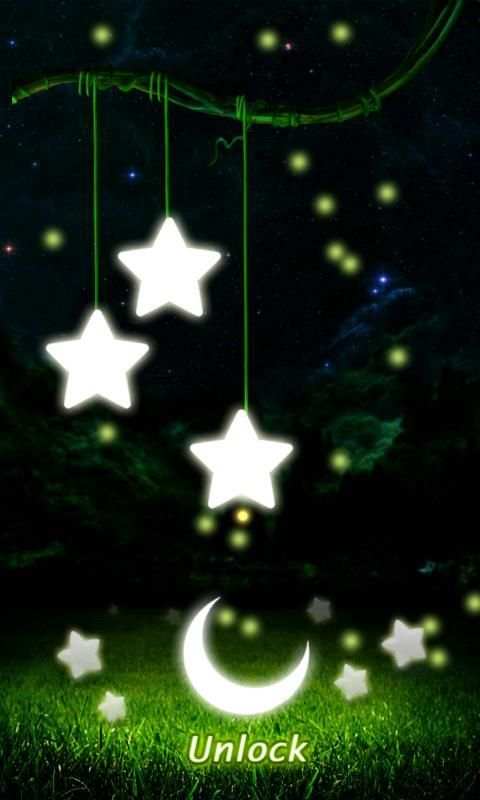 Firefly Stars Lock Screen скриншот 4