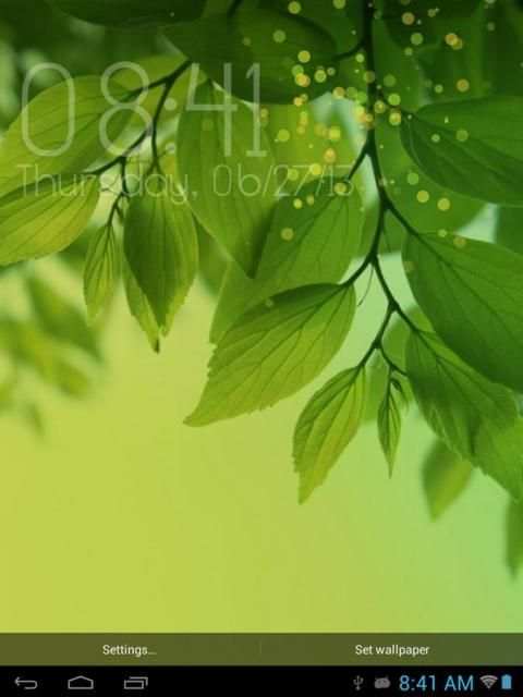 Galaxy S4 Clock Widget screenshot 3