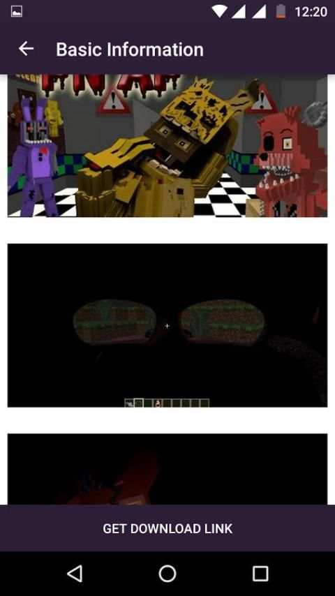 FNAF mod for Minecraft PC скриншот 2