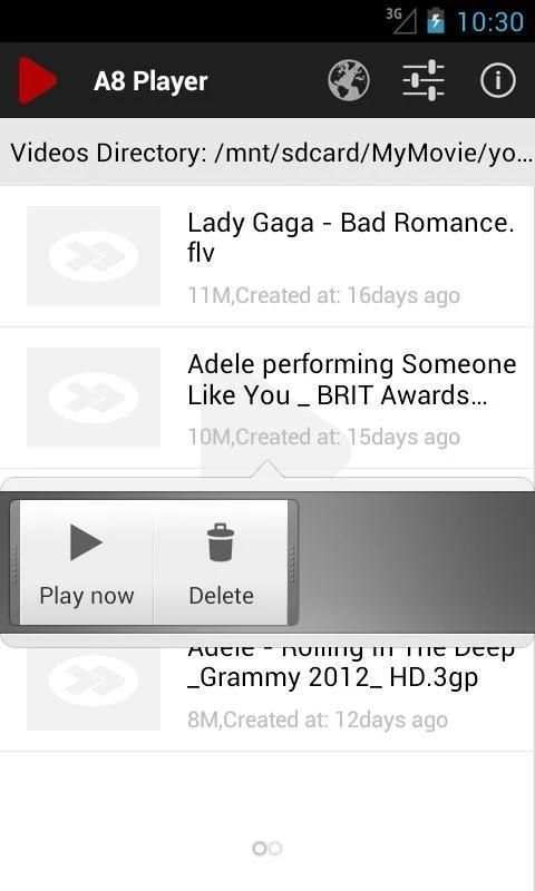 A8 Video Player screenshot 3
