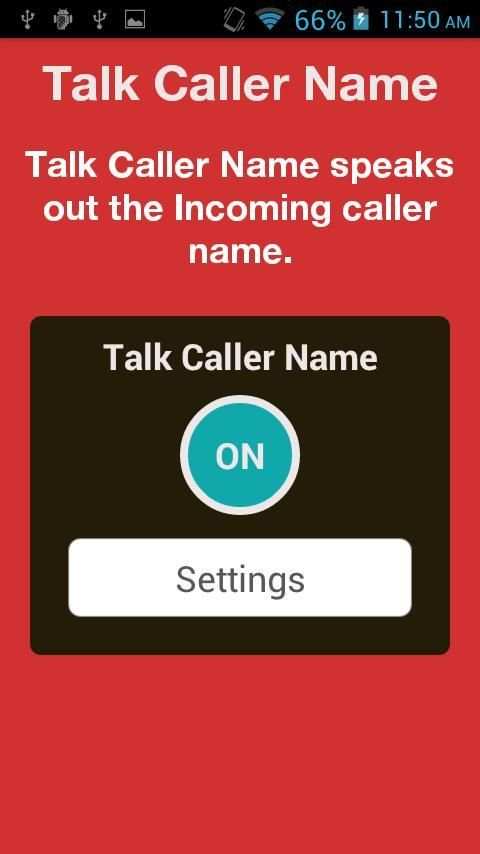 Spoken Caller Name Free скриншот 1