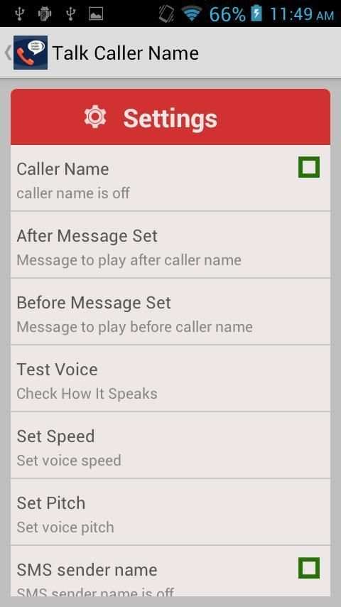 Spoken Caller Name Free screenshot 5