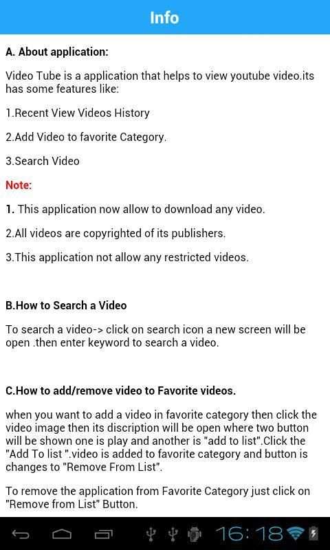 Video Tube-Player For Youtube screenshot 10