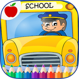 Back to School Coloring Pages أيقونة