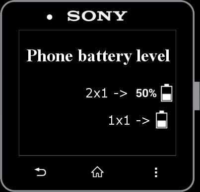 Phone Battery Widget for SW2 скриншот 3