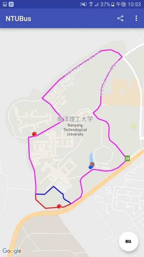 NTU Bus Map 2 скриншот 1