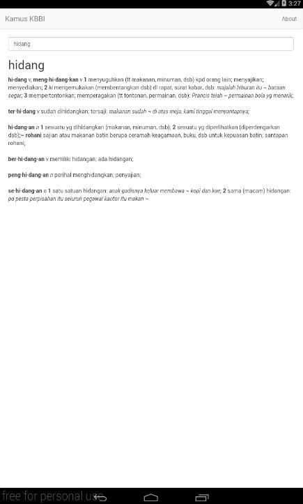 KBBI Kamus Besar Bahasa Indo screenshot 2