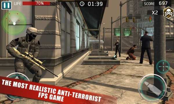 SWAT kejahatan sniper screenshot 6