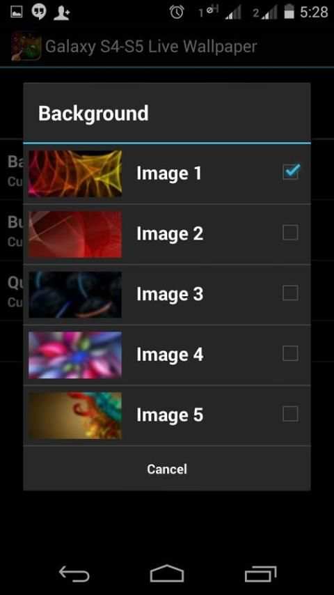 Galaxy S4/S5 Live Wallpaper screenshot 6