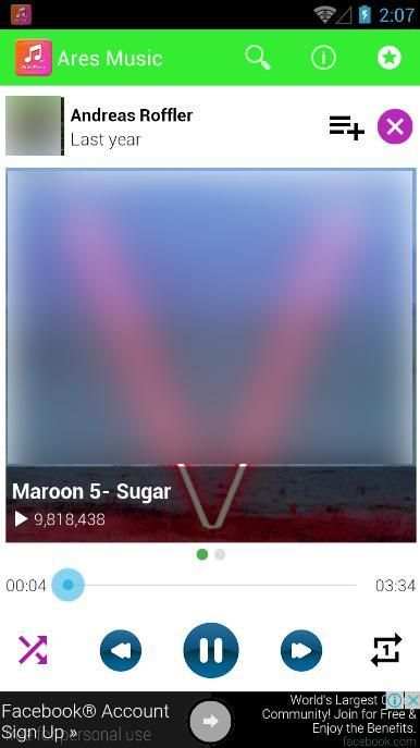 Ares Mp3 - Music Player screenshot 4