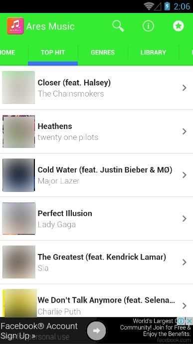Ares Mp3 - Music Player screenshot 3