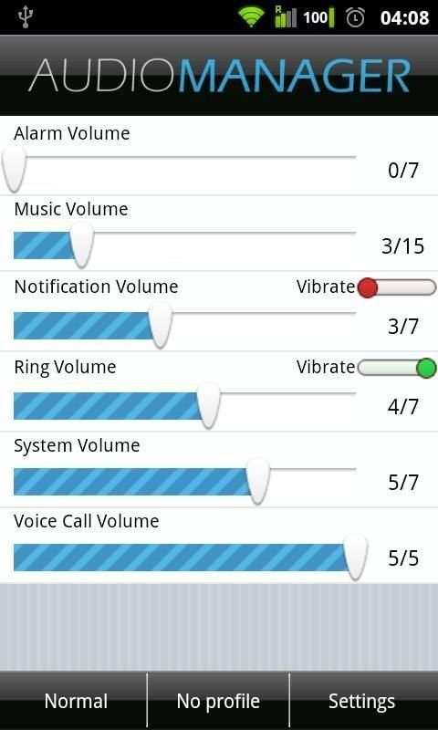 GVolume Free - Audio Manager скриншот 1