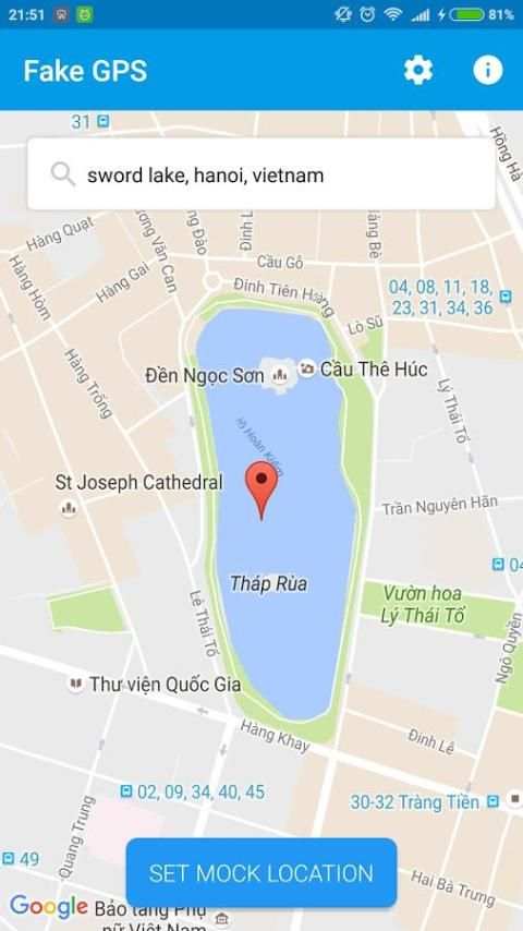 Fake GPS screenshot 1