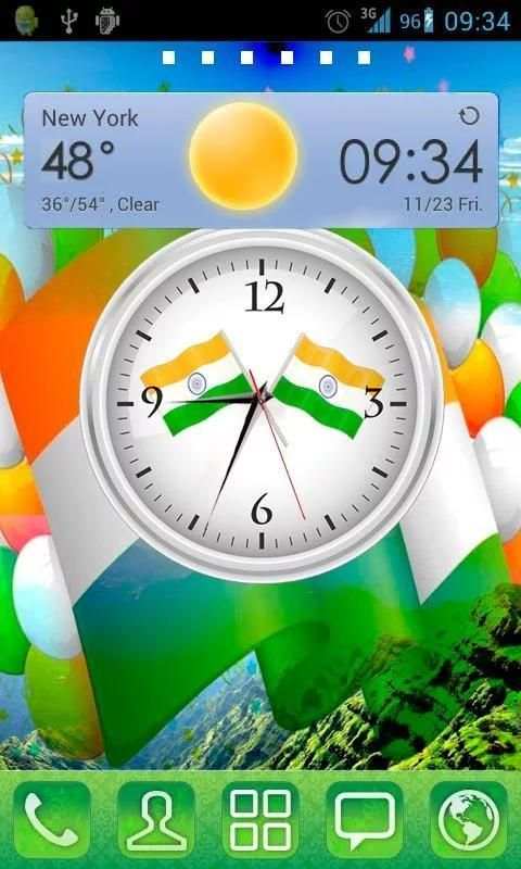 India Clock Live Wallpaper screenshot 7
