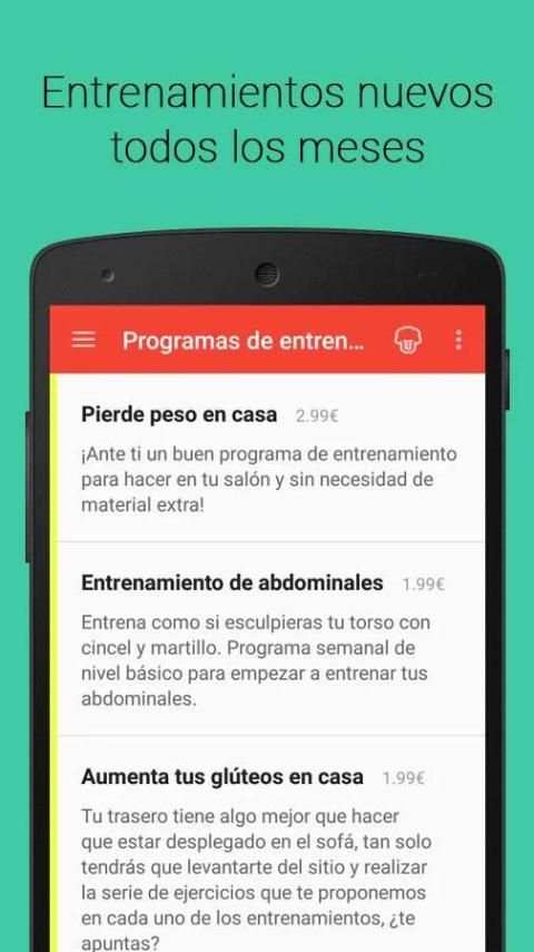 Yuubody - Dieta y Ejercicio screenshot 2