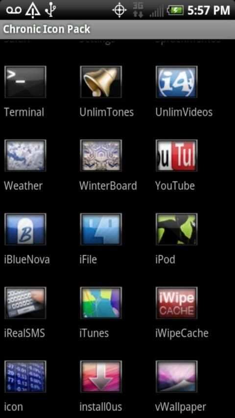 Chronic Icon Pack screenshot 1