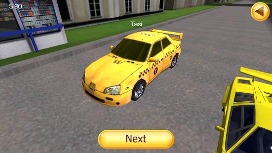 Crazy Taxi 3D 1 تصوير الشاشة