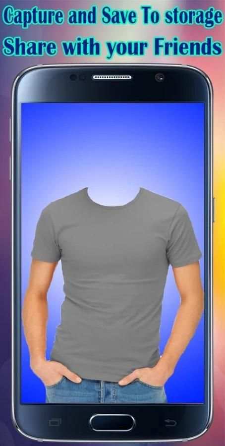 Man T-shirt Photo Suit Editor screenshot 1