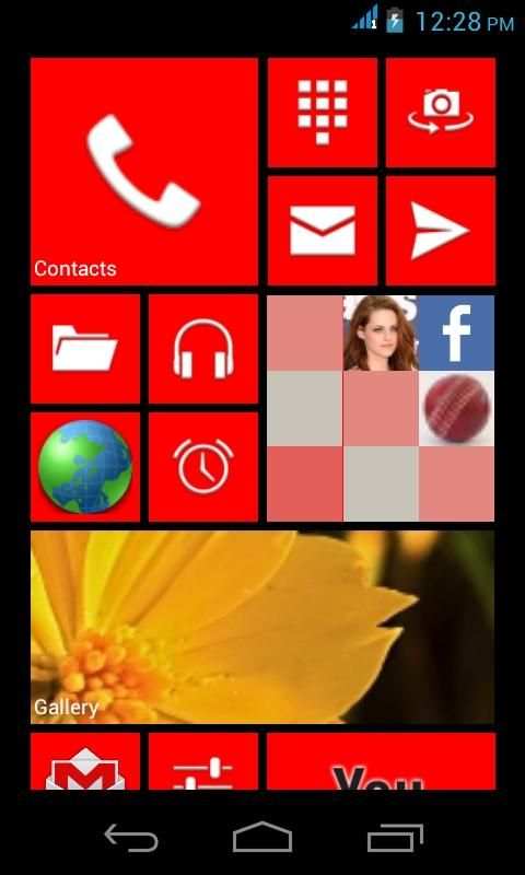 Launcher win8 Theme HD screenshot 1