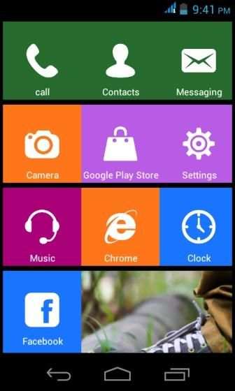 X Launcher Metro Theme HD screenshot 3