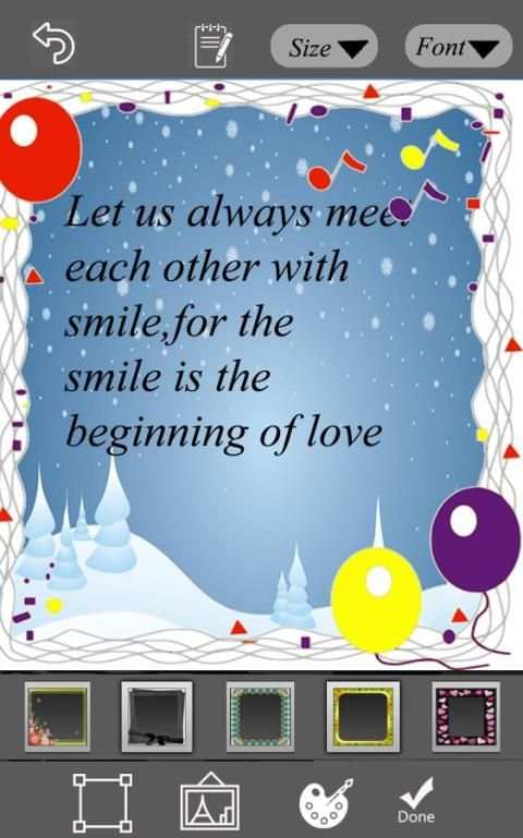 Text on Pictures Free screenshot 2
