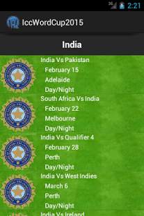 Cricket World Cup 2015 screenshot 3