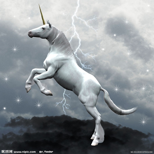 Running Unicorn أيقونة