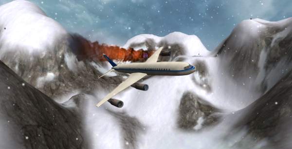 Flight Simulator Snow Plane 3D 18 تصوير الشاشة