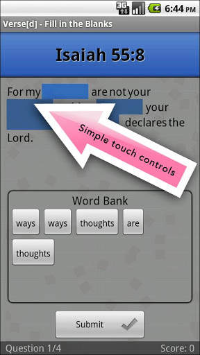 Versed (Bible verse game) screenshot 2