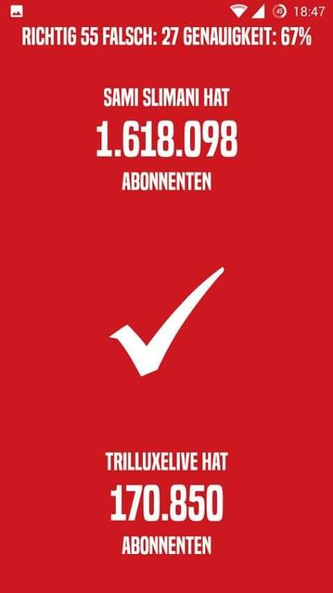 Abonnenten Quiz für YouTube screenshot 1