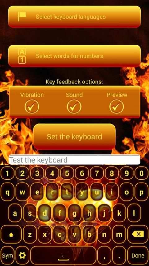 Api Jiwa Keyboard yang Tema screenshot 7