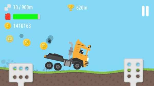 Uphill Climb Racing screenshot 2