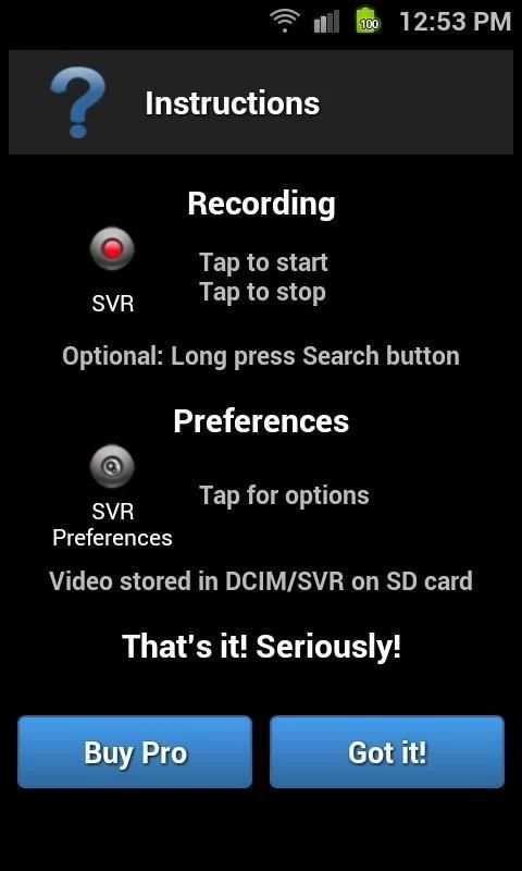 Secret Video Recorder स्क्रीनशॉट 6