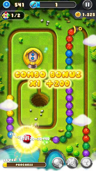 Tembak Zuma lite screenshot 1