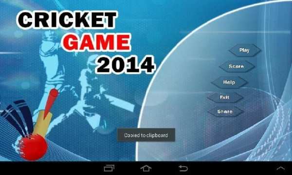 Cricket Game 2014 screenshot 3