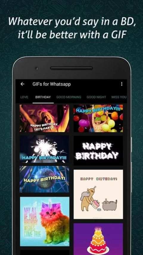 GIFs for Whatsapp 2017 स्क्रीनशॉट 5