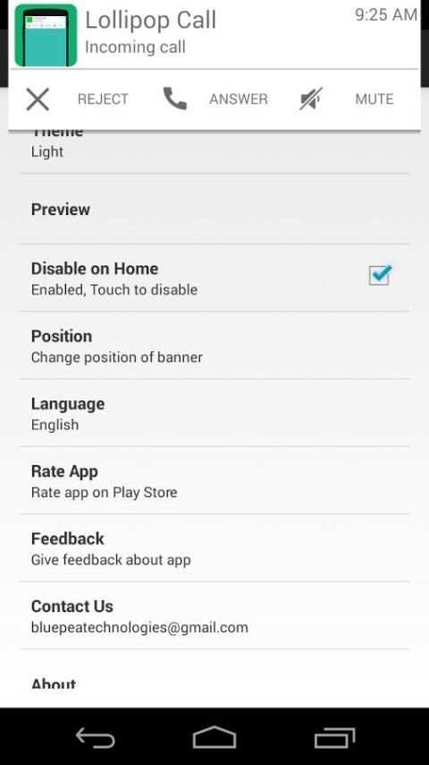 Lollipop Call Free скриншот 6