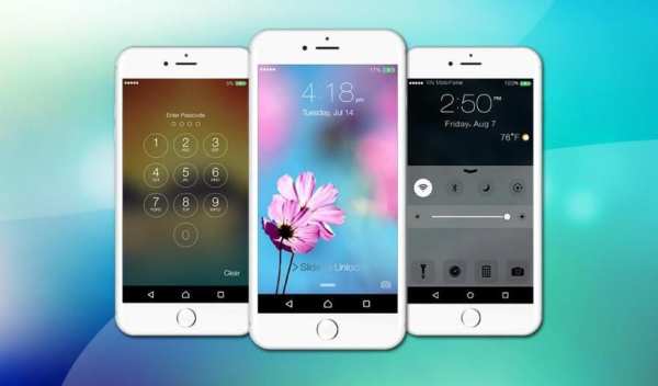 Lock Screen OS 8 For Android स्क्रीनशॉट 1
