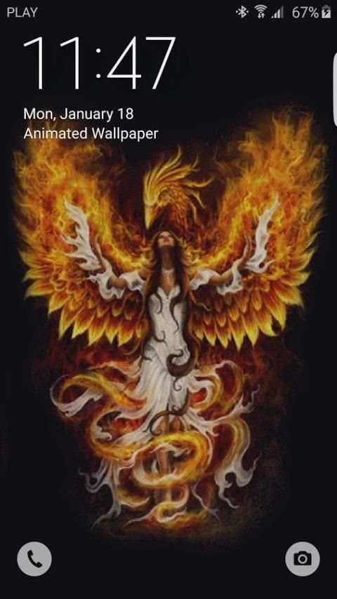 Phoenix Live Wallpaper screenshot 2